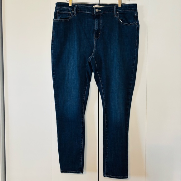 Levi's Denim - Levi’s Women’s 721 High Rise Skinny Jeans 20W Dark Wash Stretch Denim